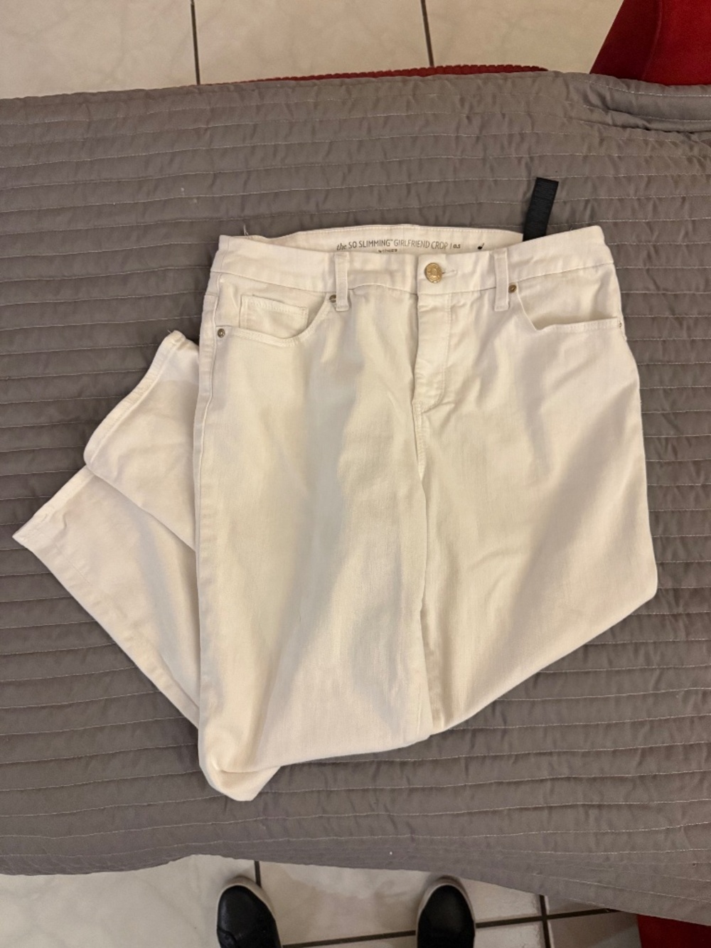 CHICOS 0.5 WHITE JEANS